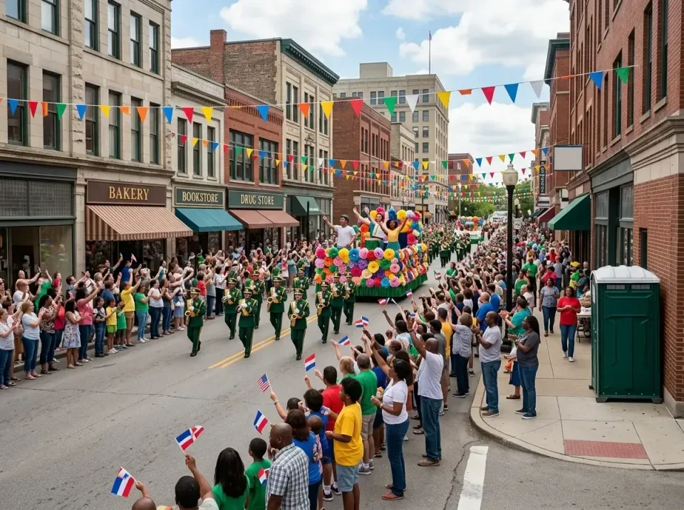 Porta Potty — Parade — Porta Potty, Parade Float, Marching Band, Parade, Porta Potty Rentals and Dumpster Rental in Atlantic…
